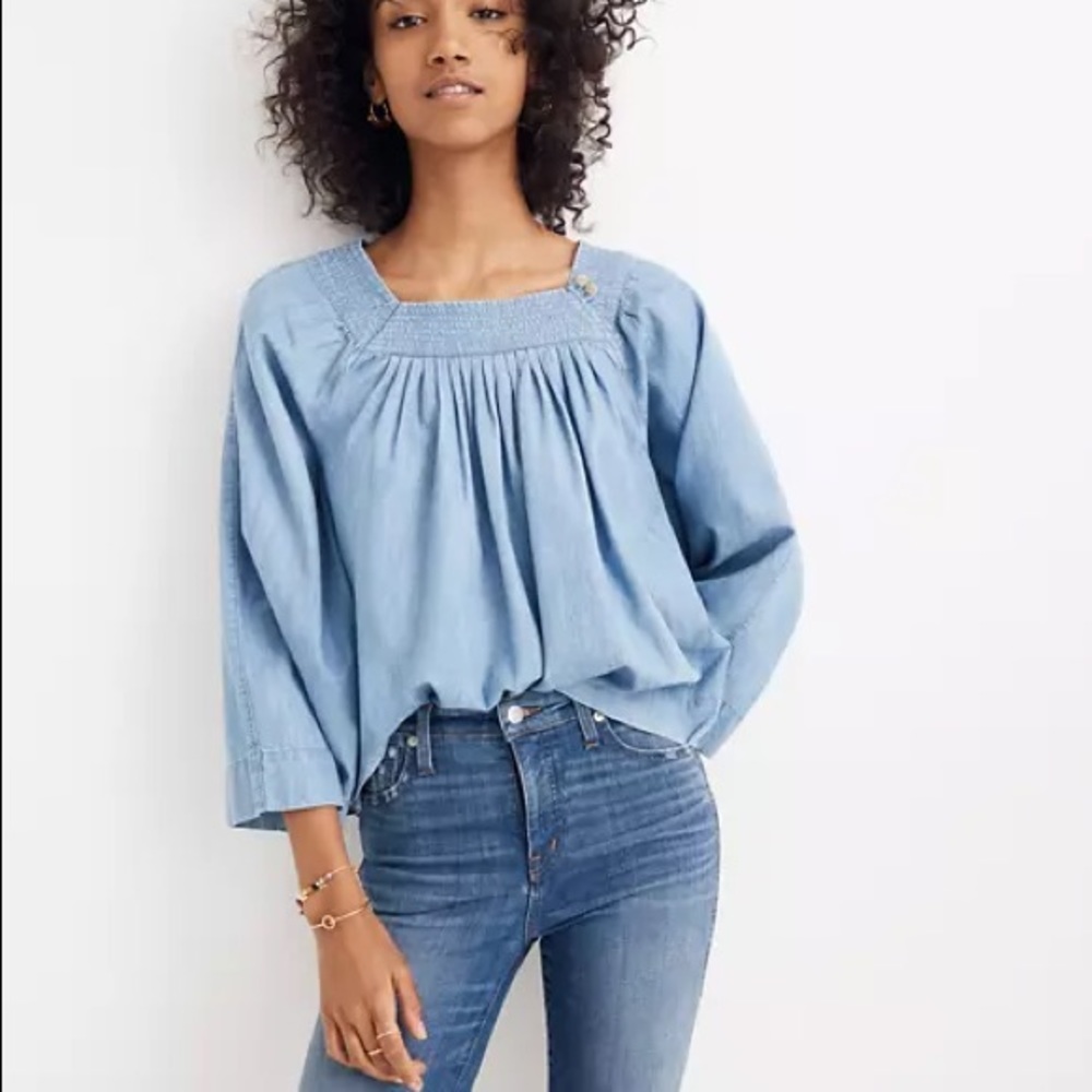 Madewell denim top